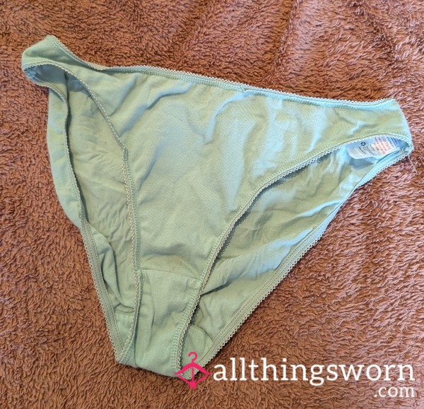 Green Fullback Cotton Panties