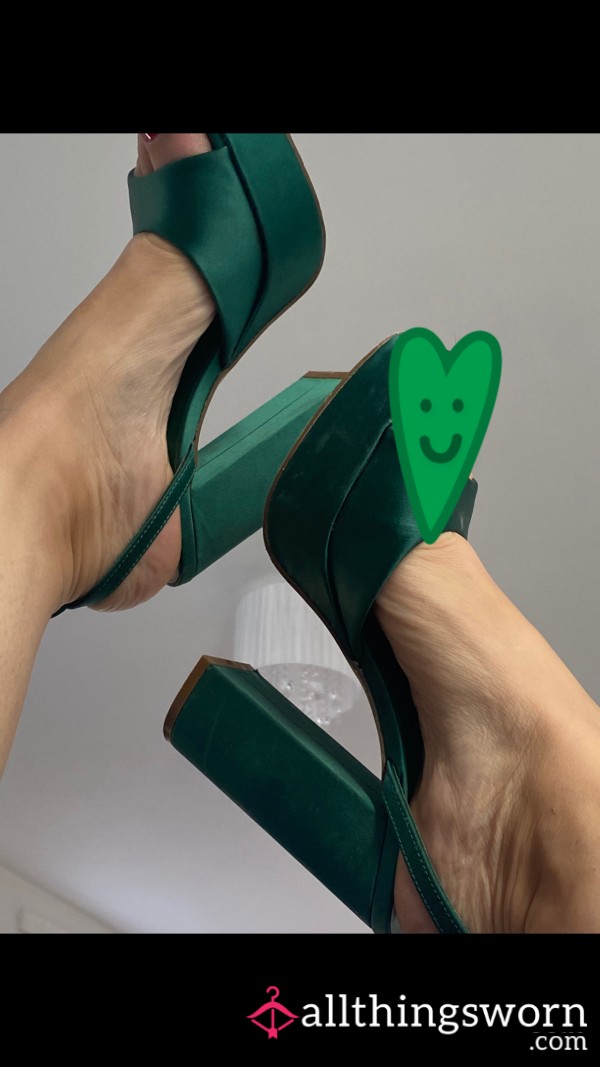 Green Goddess Ball Crushing Heels