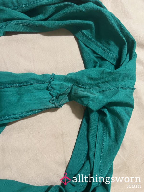 Green Hanes Boy Shorts