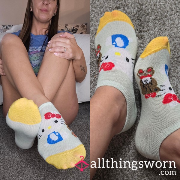 Green Hello Kitty Socks