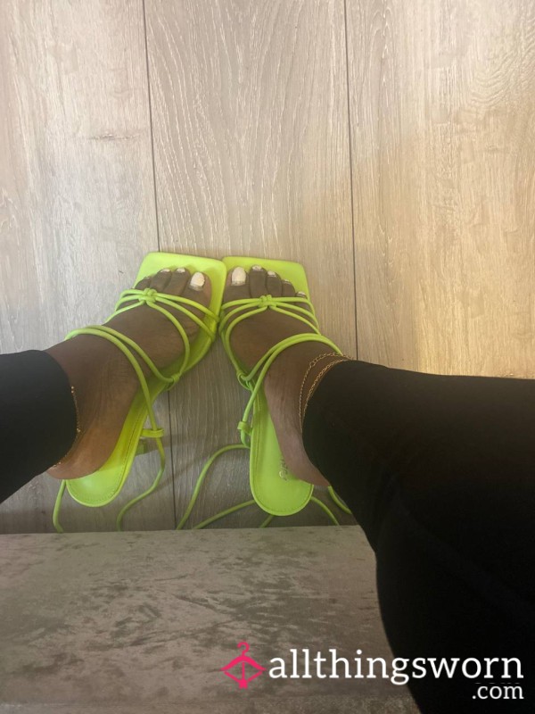 Green High Heels