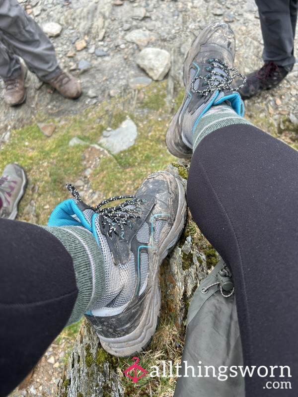 Green Hiking Socks - Mountain Worn