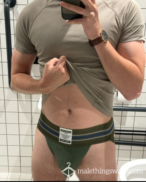 Green Jock Worn To The Gym