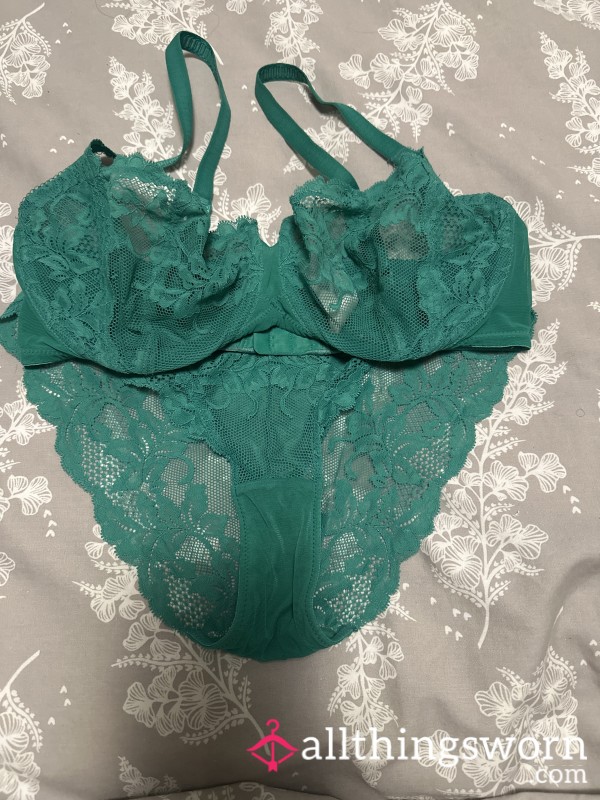 Green Knickers Laced Knickers