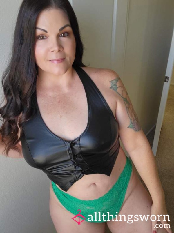 Green Lace Cheeky Panties