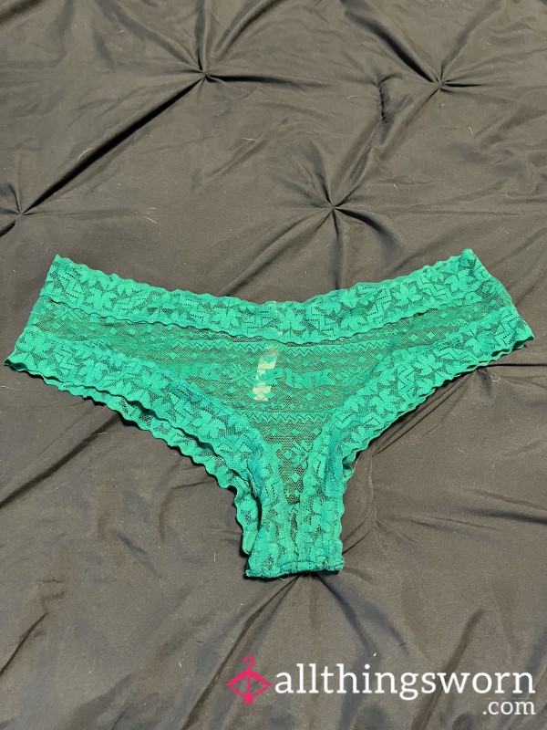 Green Lace Cheeky Panties