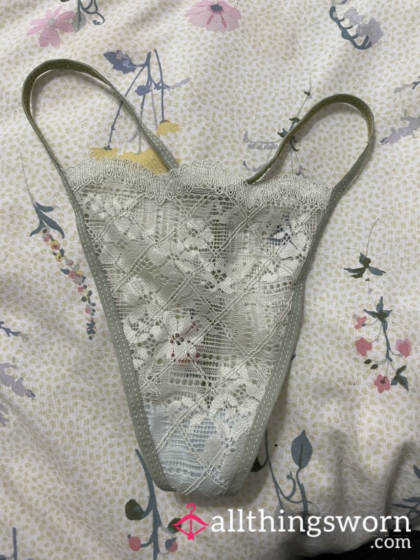 Green Lace G-String