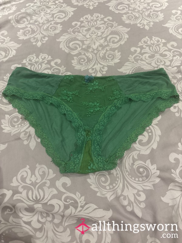 Green Lace Panties