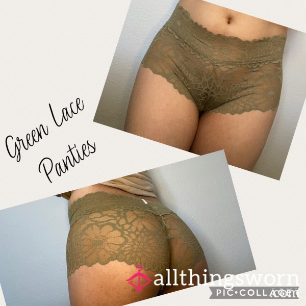Green Lace Panties