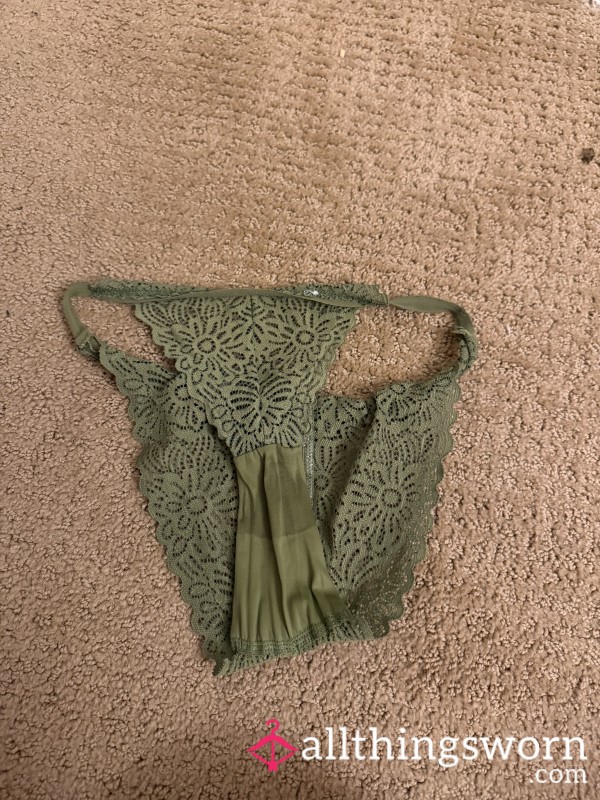 Green Lace Pantiesn