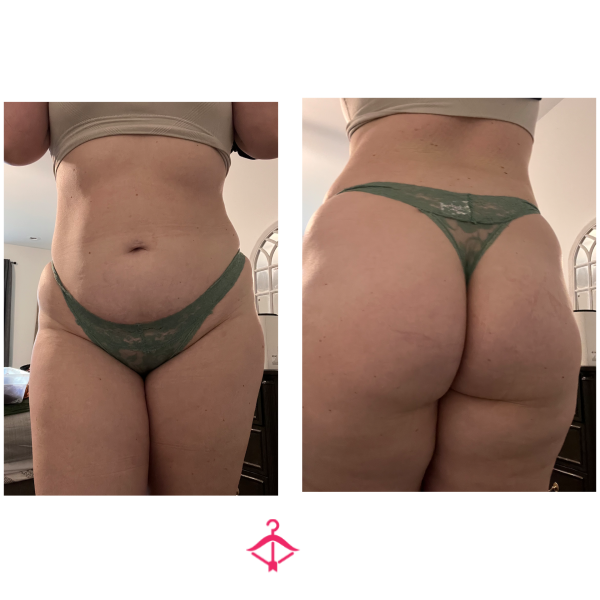 Green Lace Thong
