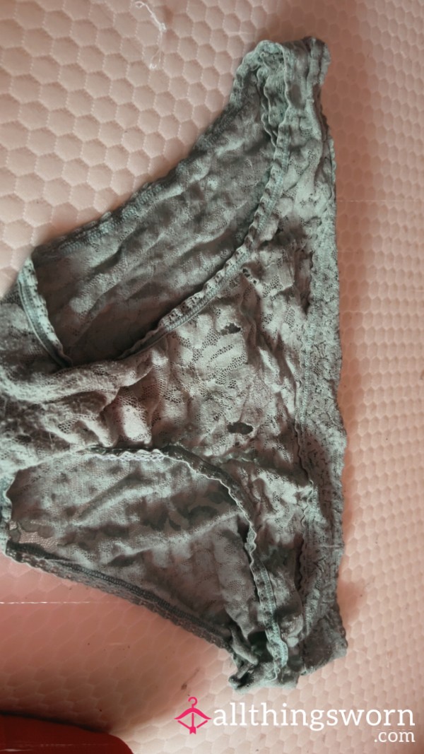 Green Laced Panties