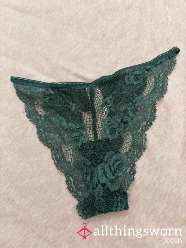 Green Lacey Boux Avenue Panties