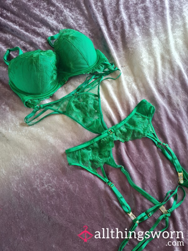 Green Lingerie Set 💚