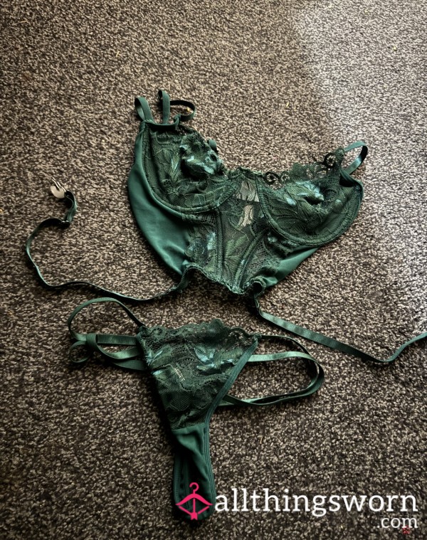 Green Lingerie Set
