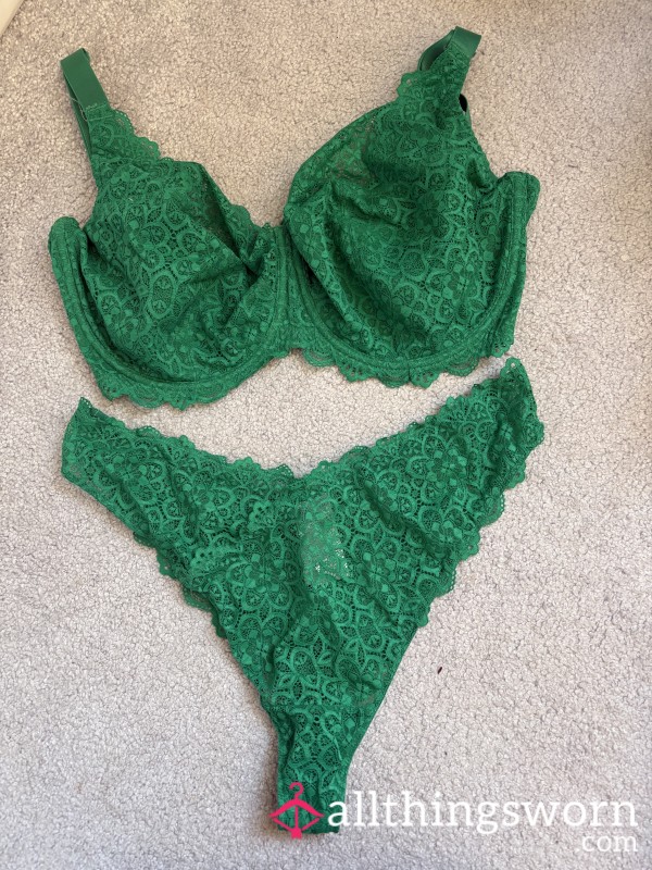Green Lingerie Set