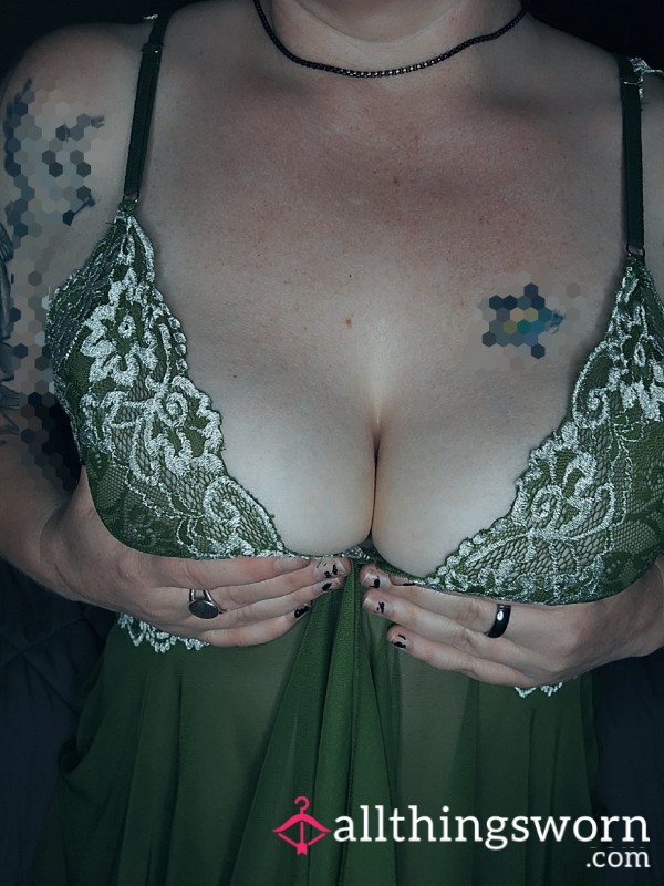 Green Lingerie/ Worn