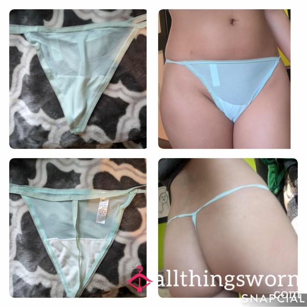 Green Mesh G String