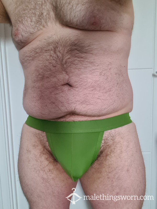Green Nylon Jockstrap | Size M