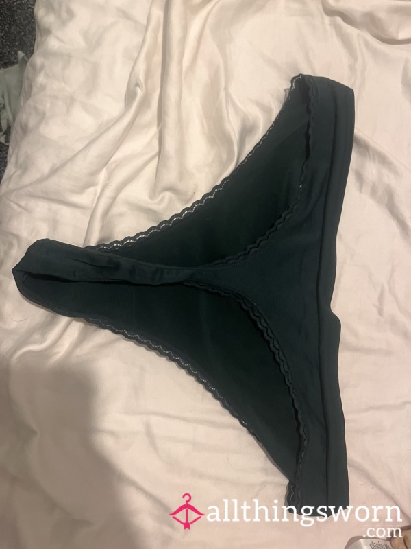 Green Nylon Thongs