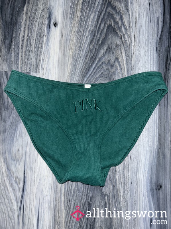 Green Pink VS Highly Worn Panties