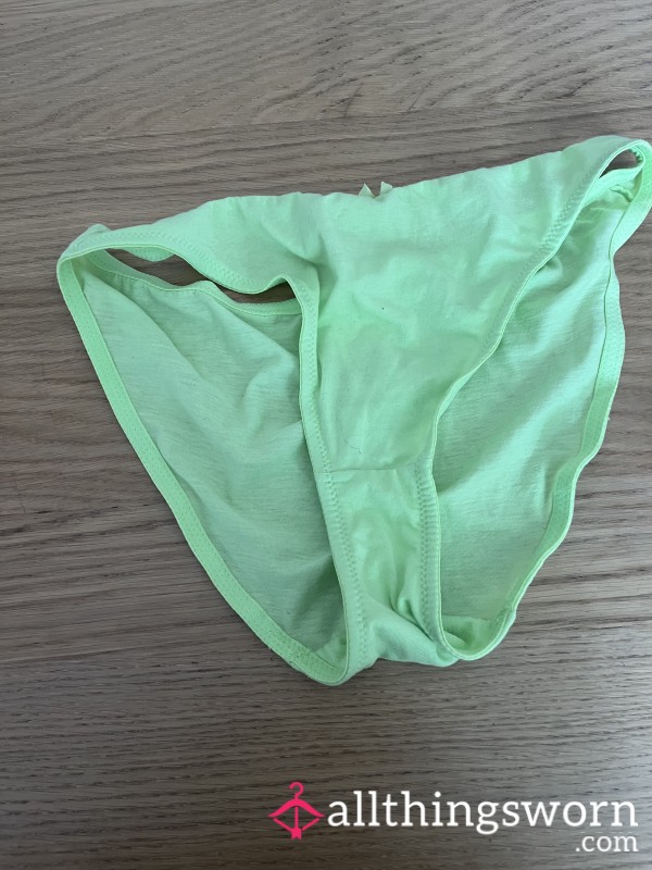 Green Soft Panties Size Medium
