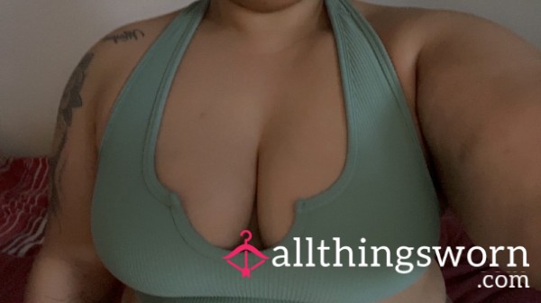 Green Sports Bra