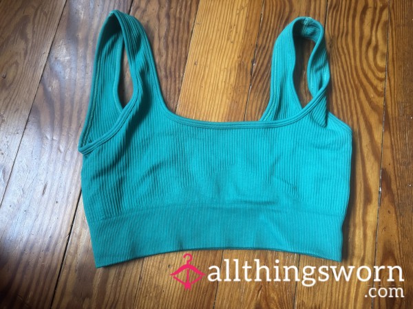 Green Sports Bra