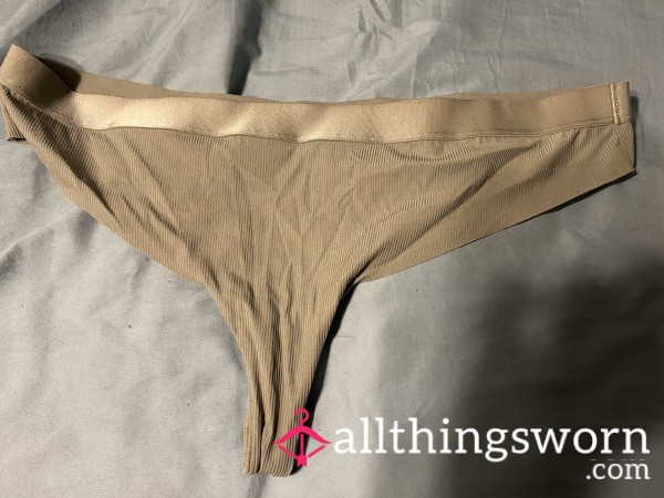 Worn Green Thong