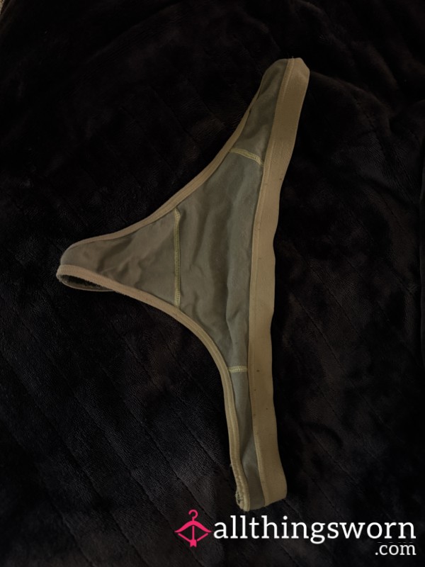 Green Thong Been Worn A Lot, Had For Awhile