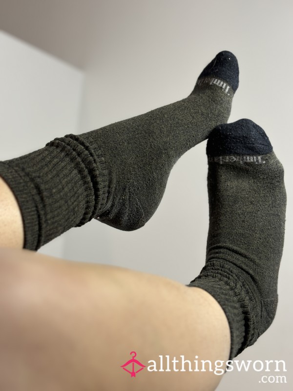 *SOLD* Green Timberland Crew Socks