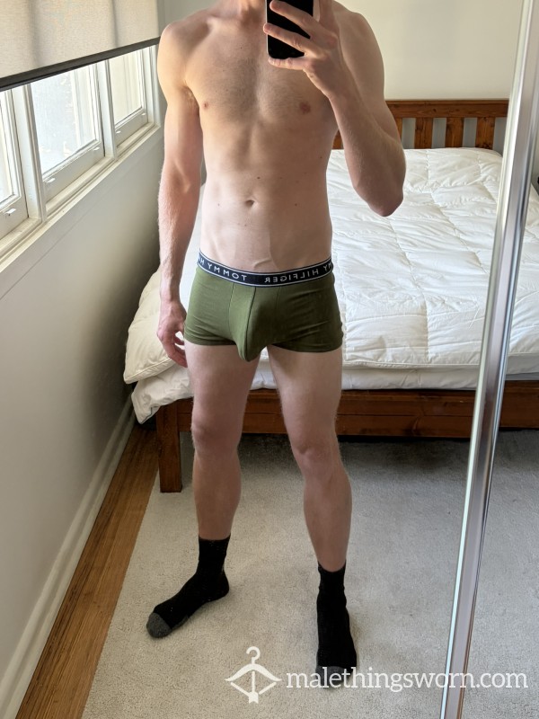 Green Tommy Hilfiger Trunks
