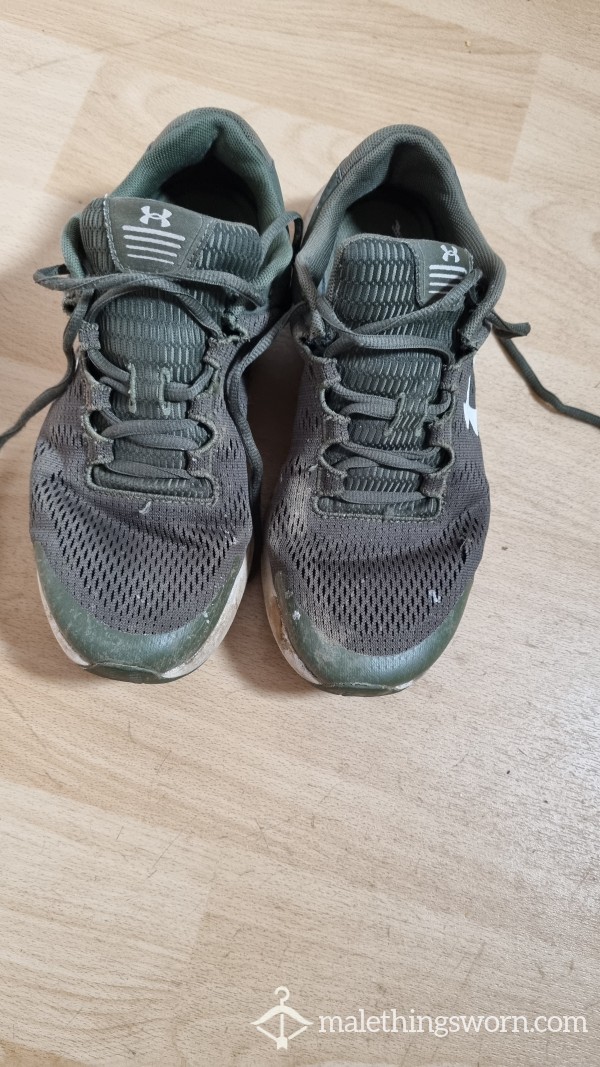 Heavy Use Green Underarmour Trainers