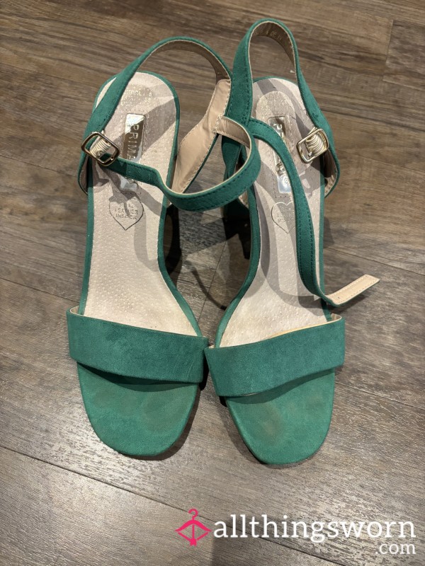 Green Very Worn Heels