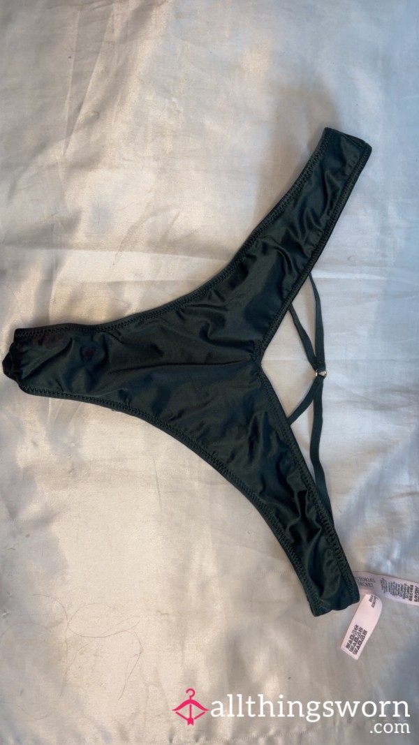 Green Victoria Secret Thong
