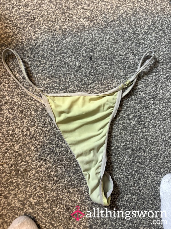 Green Well Used Thongs