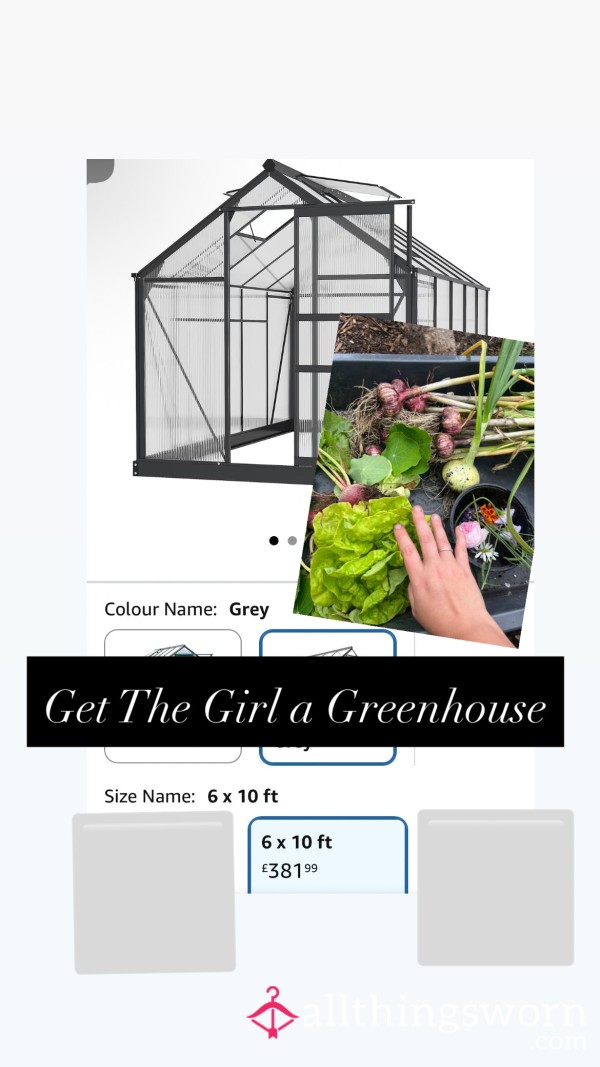 🌱 Greenhouse Fund – £382 Goal 🌱