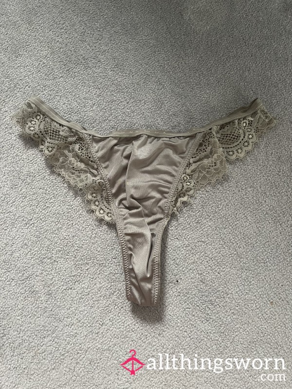 Green/yellow Lacey Thong