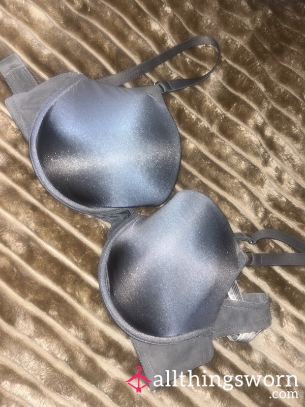 Grey 2 Weeks Worn Bra Non Stop Day And Night Smells Just Like Me🥰