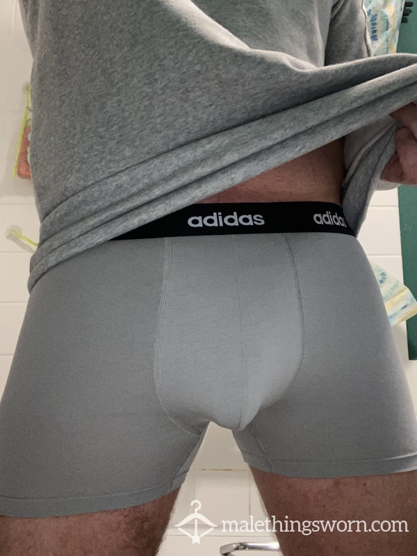 Grey Adidas Large Boxers