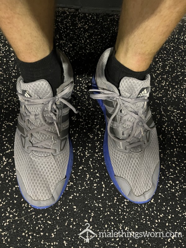 Grey Adidas Running Trainers