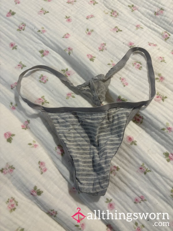 Grey And White Booty Floss 🥰