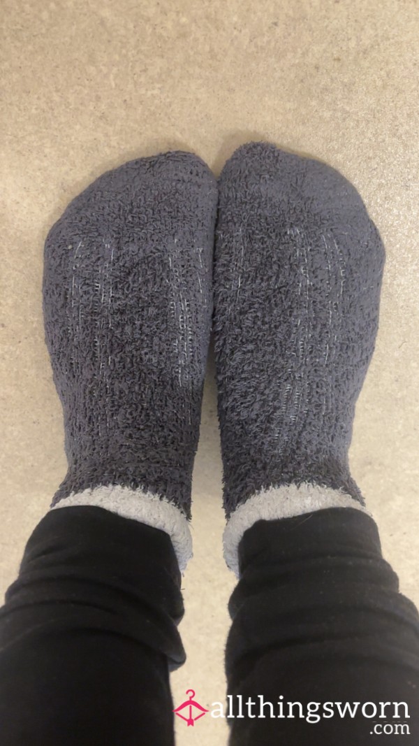 Grey And White Socks