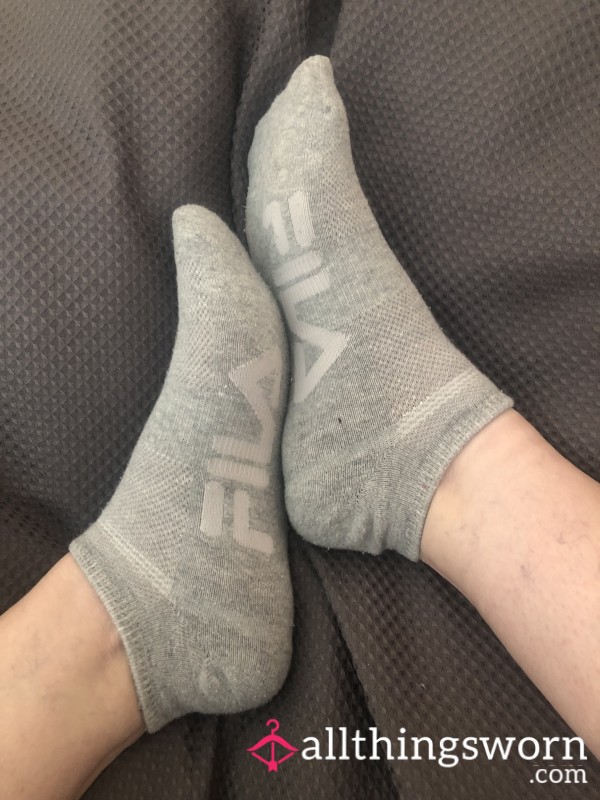 Fila Light Grey Ankle Sock