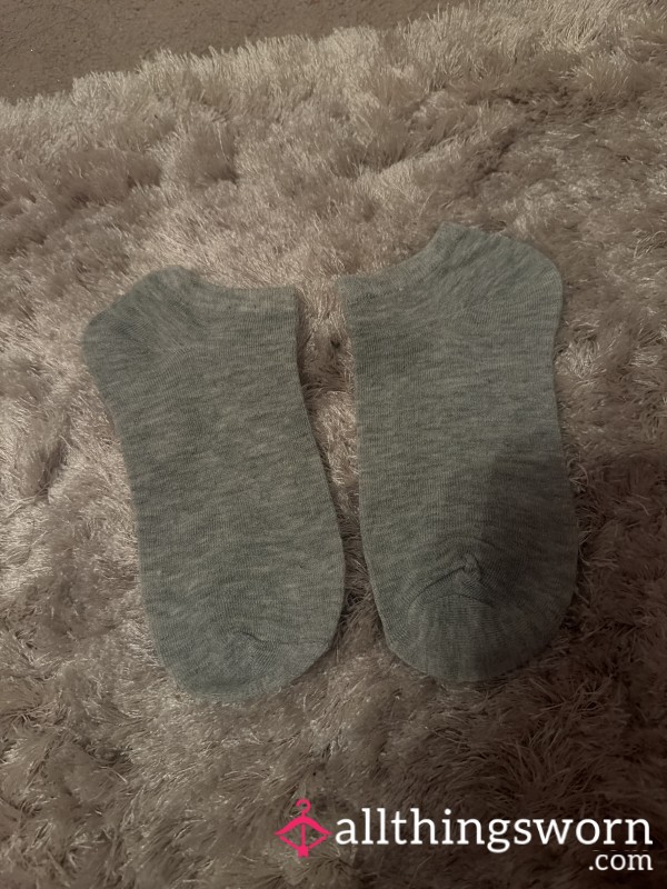 Grey Ankle Socks