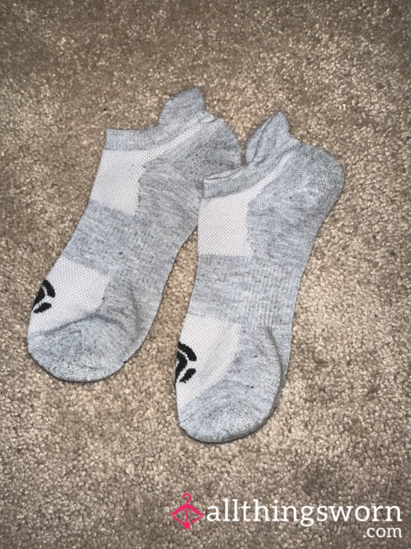 Grey Ankle Socks