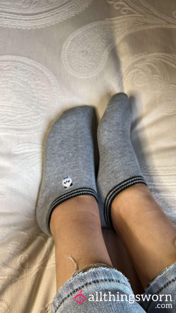 Grey Ankle Socks