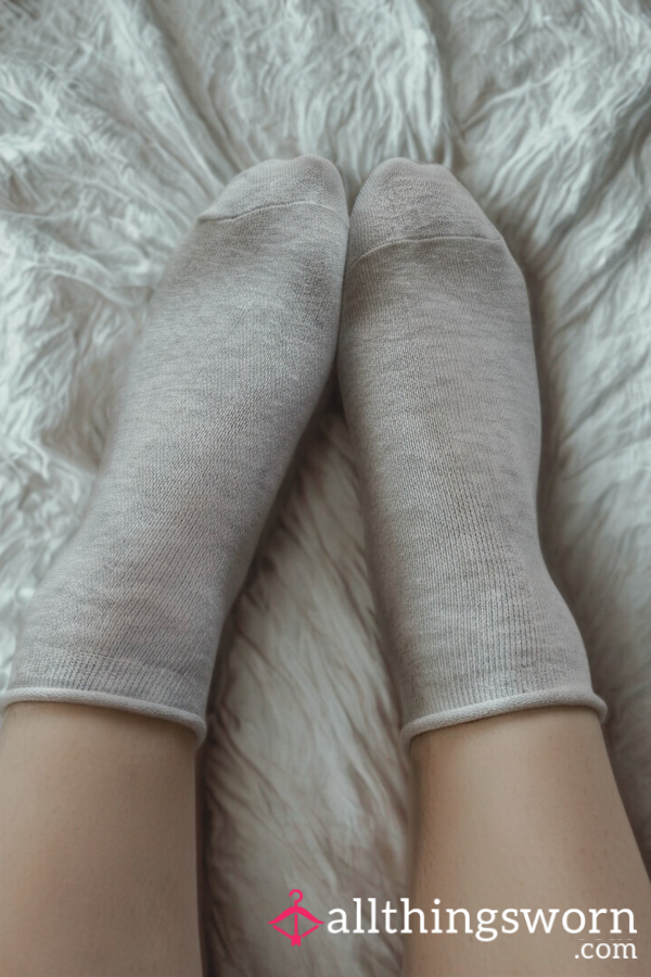 Grey Ankle Socks