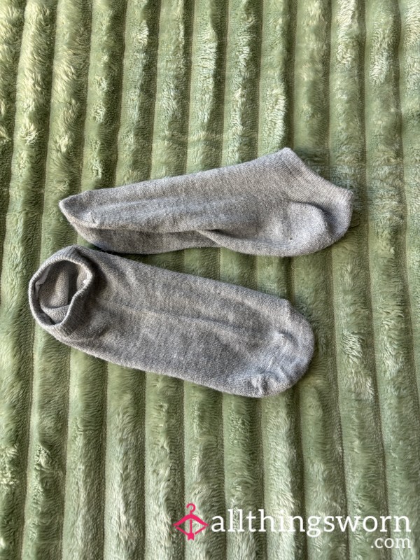 Grey Ankle Socks