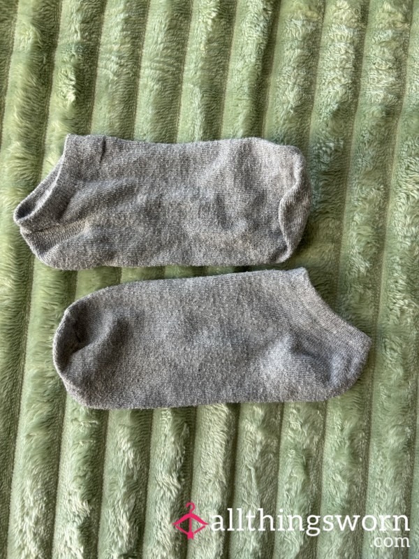 Grey Ankle Socks